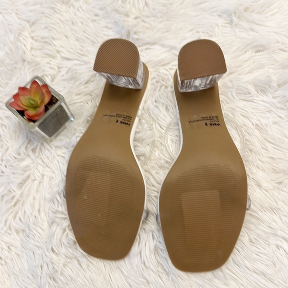 NEW Dolce Vita x Anthropologie Halsty Clear Acrylic heel sandals women size 13 - Picture 7 of 8